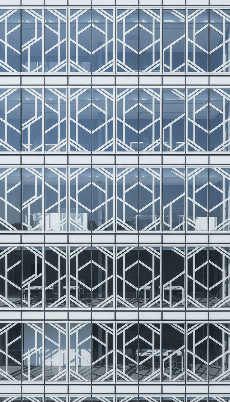 Privacy window film applied to glass
